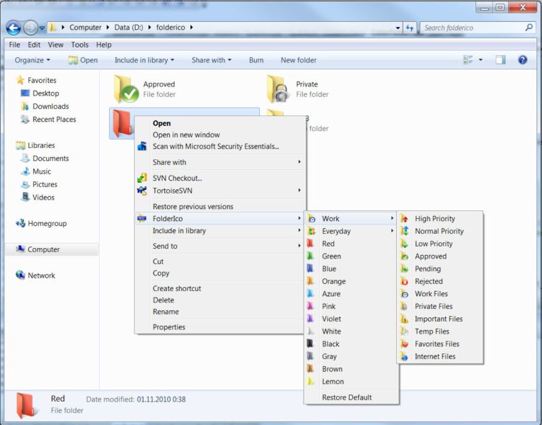 Phần mềm thay đổi Icon Folder chuyên mục đẹp | VFO.VN