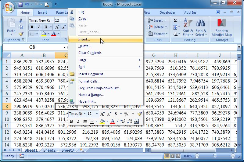 Cách Chèn Thêm Hàng, Thêm Cột Trong Excel 2003 2007 2010 2013 | Vfo.Vn