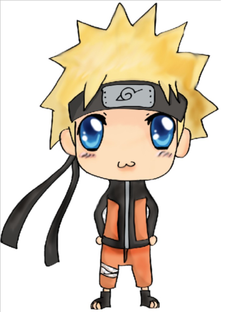 Tô màu Naruto Đáng Yêu - Trang Tô Màu Cho Bé