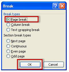 07/2023) Cách Ngắt Trang, Ngắt Đoạn Trong Word 2007 2010 2013 2003 - Page  Section Break