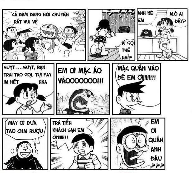 Nếu bạn là một fan của Doraemon, thì không thể bỏ qua những bức hình chế hài hước về chú mèo máy này. Doremon chế sẽ khiến bạn cười tới nghiêng ngả với những tình huống khôi hài và độc đáo.
