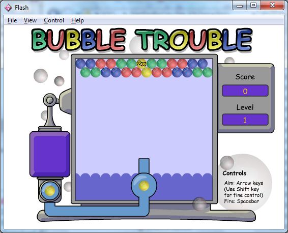 Download game Bubble Trouble Flash PC - Trò chơi bắn bóng nước Flash-2014-04-29-21-16-19