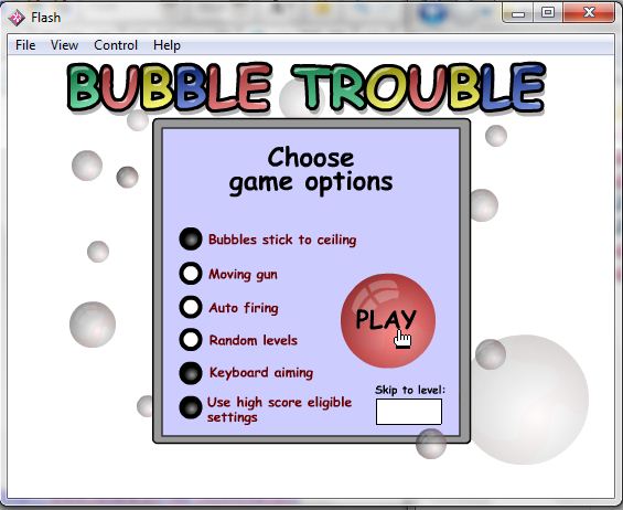Download game Bubble Trouble Flash PC - Trò chơi bắn bóng nước Game-buble