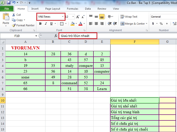 Cách đổi bảng mã, font chữ Word Excel 2003 2007 2010 2013 với ...
