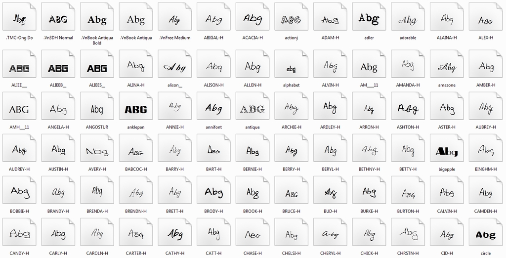 Download bộ font chữ thập cẩm hơn 6000 font các loại dành cho dân ...