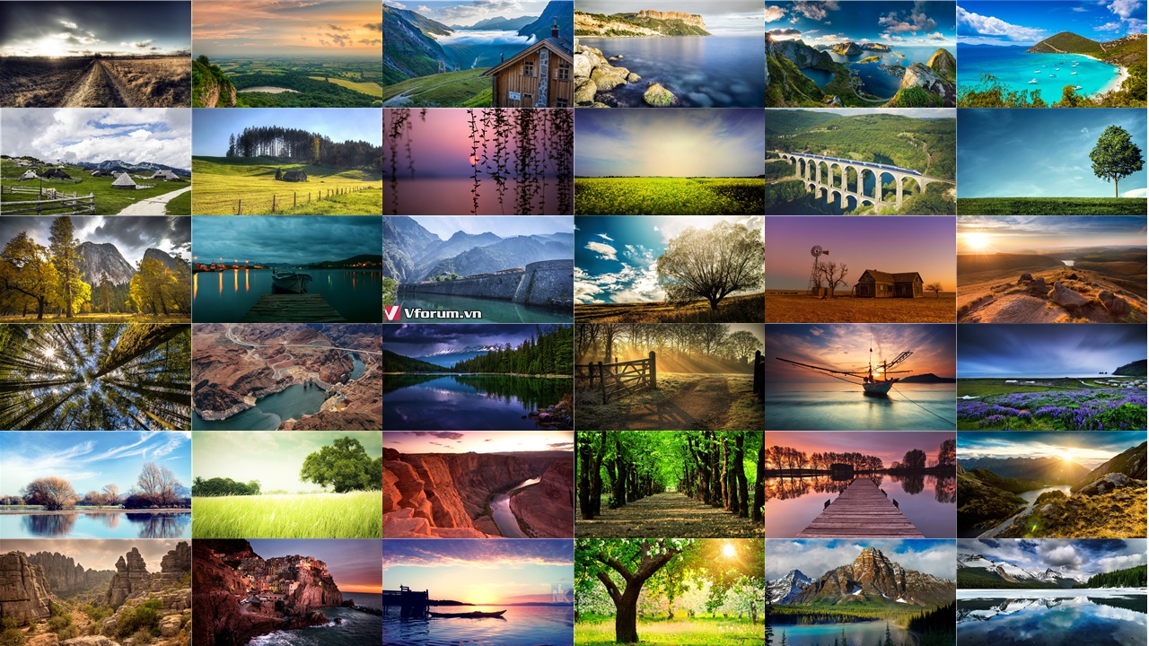 Download bộ hình nền phong cảnh thiên nhiên đẹp nhất cho máy tính  VFOVN