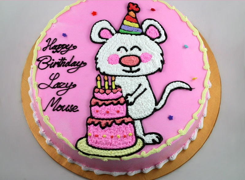 bánh sinh nhật con chuột đẹp - Thu Hường Bakery