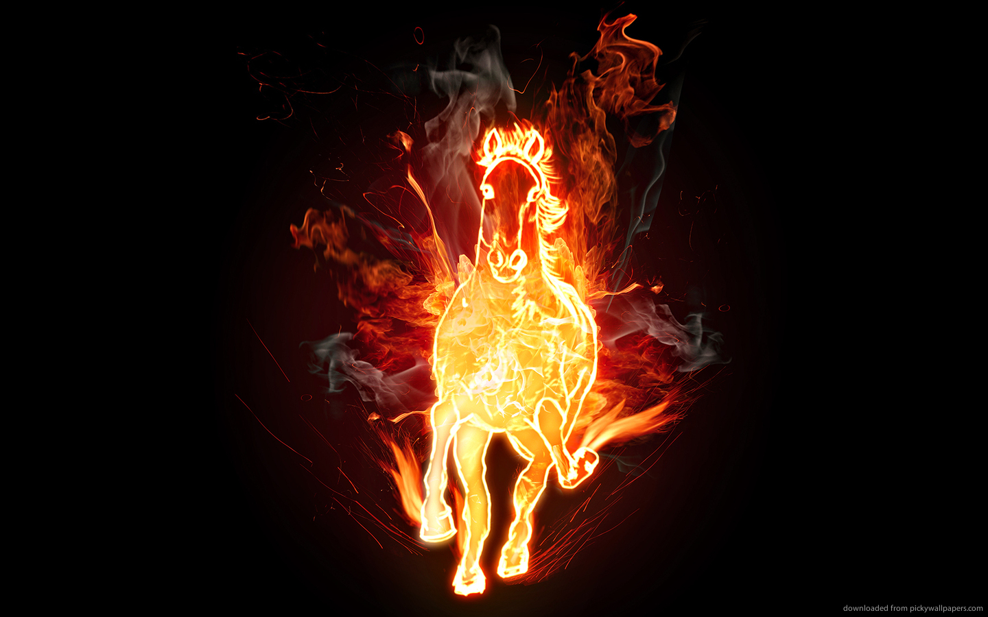 Hình Ảnh Ngựa Lửa 3D Đẹp Nhất | Vfo.Vn