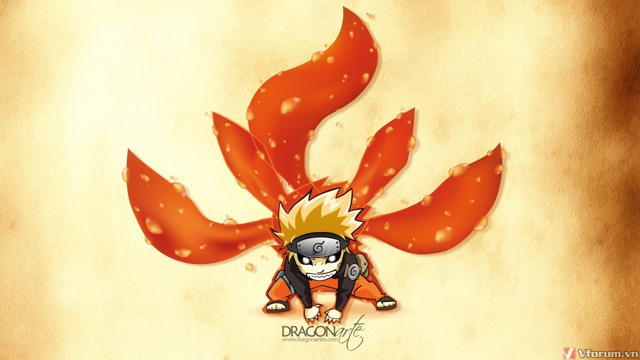 Naruto Shippuden  Naruto Uzumaki Chế độ Chakra Cửu Vĩ HD tải xuống hình  nền