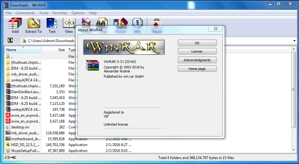 Download Winrar 5.31 Full - Phần Mềm Hỗ Trợ Giải Nén File Tốt Nhất Cho  Windows. | Vfo.Vn