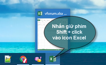 Hướng Dẫn Cách Mở 2 File Excel, Word 2007 2010 Cùng Lúc Trên Màn Hình |  Vfo.Vn