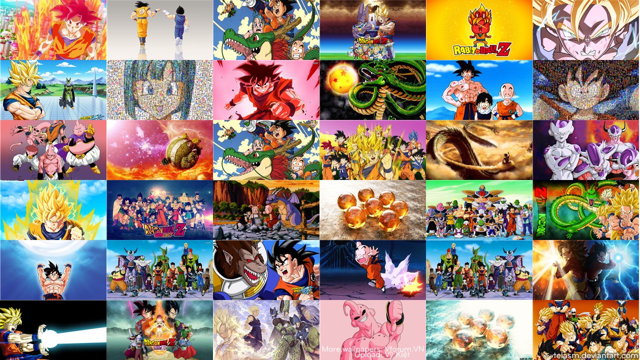 Sammlung von 7 coolsten Dragon Ball-Hintergründen