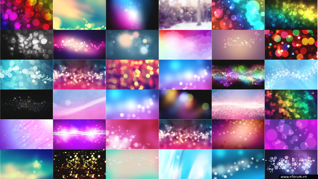 Bộ texture - background hiệu ứng bokeh tuyệt đẹp cho photoshop 