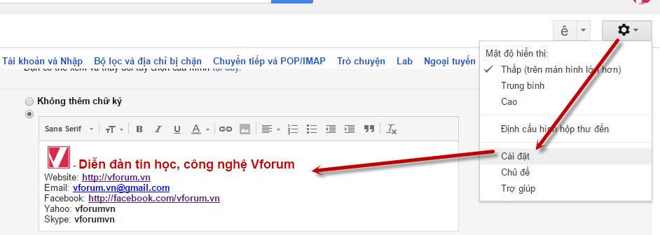 Hướng dẫn cách tạo chữ ký Gmail chuyên nghiệp đẹp nhất dạng HTML ...