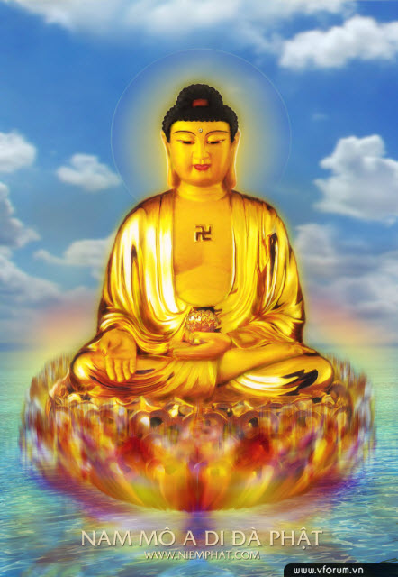 Thưởng thức hình nền Phật A Di Đà tuyệt đẹp để mang đến cho màn hình thiết bị của bạn sự thanh tịnh và tĩnh lặng.