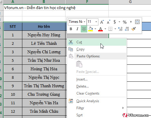 Hướng dẫn cách bỏ dấu trong Excel – Chuyển chữ tiếng Việt có dấu thành không dấu