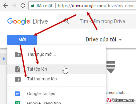 Hướng Dẫn Cách Sử Dụng, Up File Lên Google Drive, Chia Sẻ Link File Google  Drive Cho Người Khác | Vfo.Vn