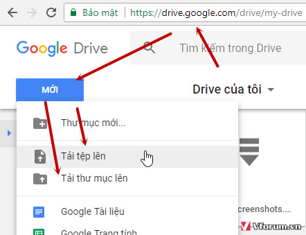 Hướng Dẫn Cách Sử Dụng, Up File Lên Google Drive, Chia Sẻ Link File Google Drive  Cho Người Khác | Vfo.Vn