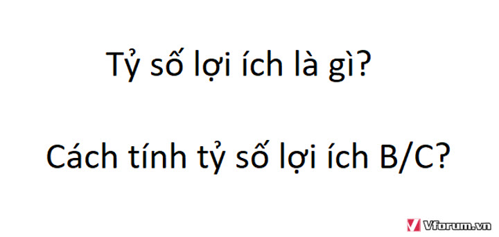 Chỉ số B/C trong đánh giá dự án có những ưu điểm và nhược điểm gì?
