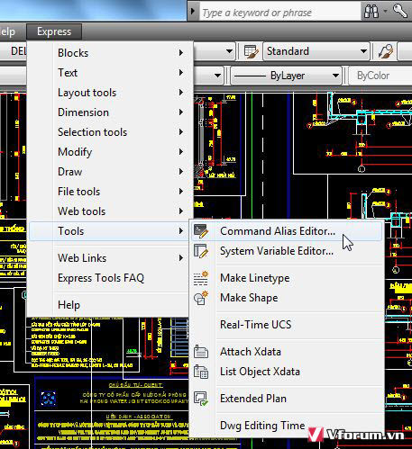 Cách cài đặt công cụ Express Tool cho AutoCAD 2007 2010 2013 2014 2015 2016  