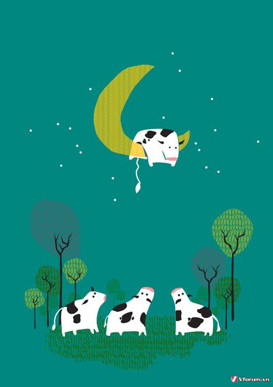 Hình nền bò sữa dễ thương Bò sữa dễ thương vay tiền online bằng CMND