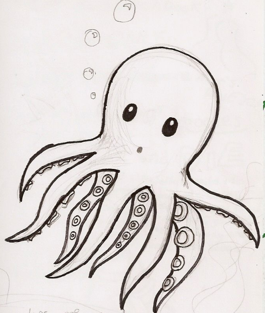 Top với hơn 178 vẽ con bạch tuộc đơn giản hay nhất - Tin Học Vui