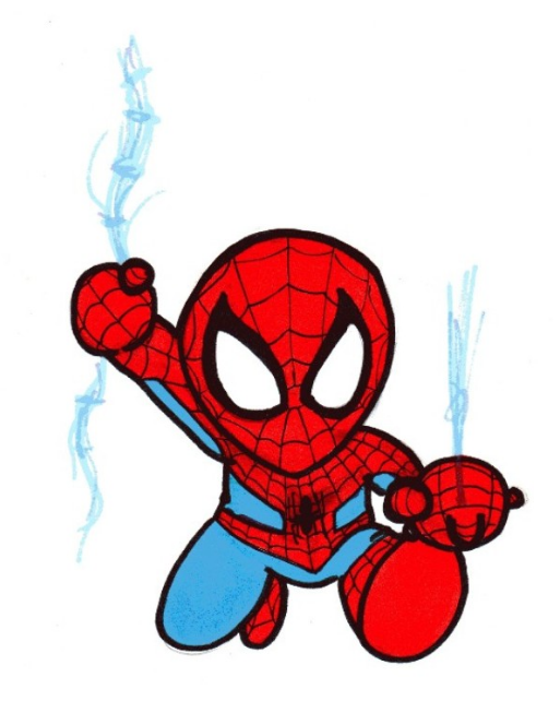 Hình Ảnh, Hình Nền Người Nhện Đẹp Nhất, Spider Man Chibi, Tô Màu | Vfo.Vn