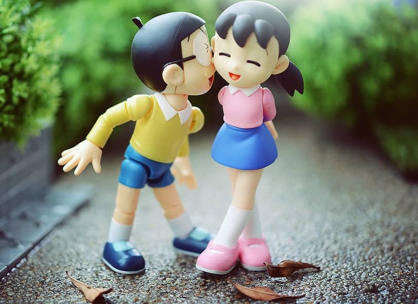 Hình Ảnh, Hình Nền Nobita Và Xuka Đẹp Dễ Thương | Vfo.Vn