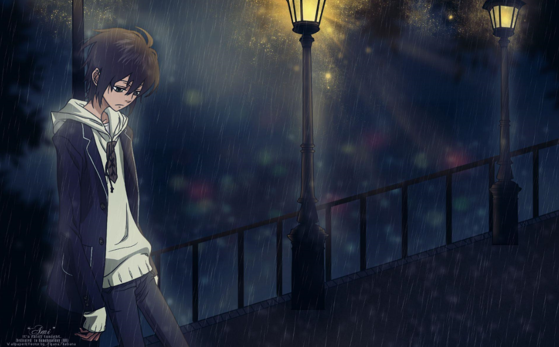 Hình Anime Boy Đẹp Dễ Thương, Anime Nam Con Trai Buồn, Lạnh Lùng, Đen Trắng  | Vfo.Vn