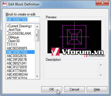 Cách Chỉnh Sửa Block Attribute Thuộc Tính, Block Ẩn Danh, Block Động Trong  Autocad - Block Editor Be | Vfo.Vn