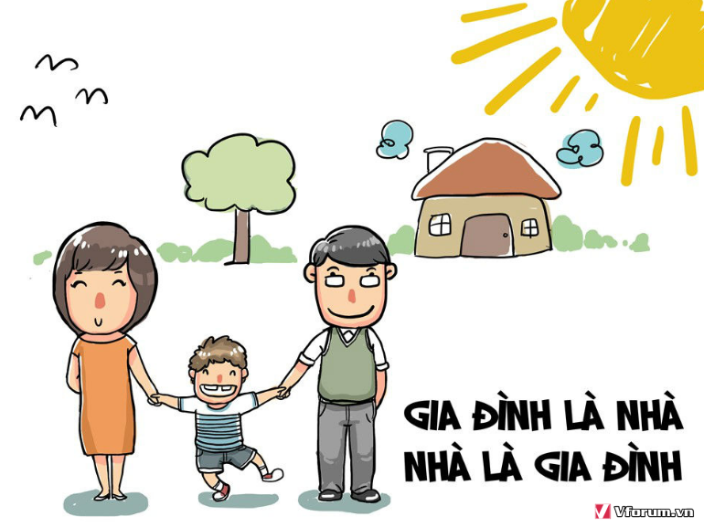 Vẽ tranh gia đình hạnh phúc đơn giản 10 MẪU UPDATE