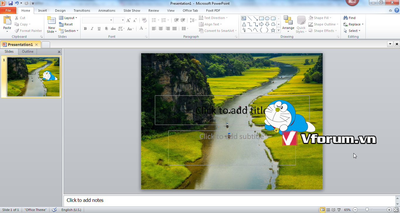 Cách chèn hình nền PowerPoint cho slide thêm phần ấn tượng