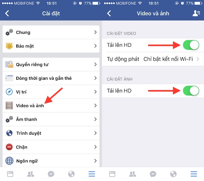 Cách Đăng Hình Ảnh, Video Chất Lượng Hd Lên Facebook Bằng Điện Thoại Iphone,  Samsung Android | Vfo.Vn