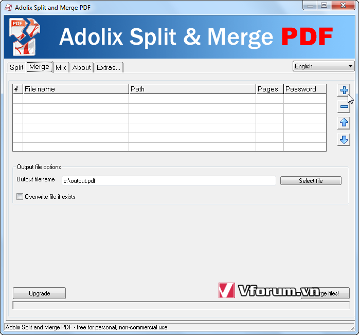 Hướng Dẫn Cách Ghép Nối, Gộp Merge File Pdf Bằng Adolix Split Merge Pdf  Trên Pc Laptop | Vfo.Vn