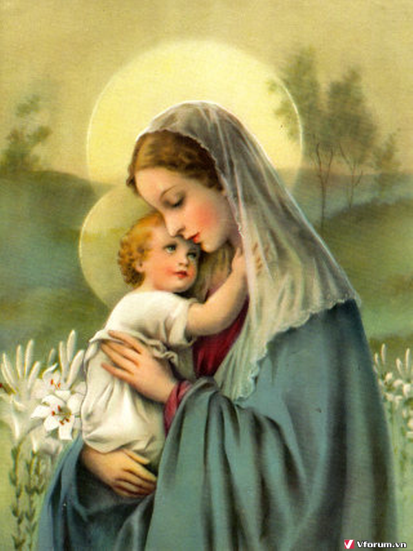 Những hình ảnh Đức Mẹ đẹp cao quý và thiêng liêng nhất