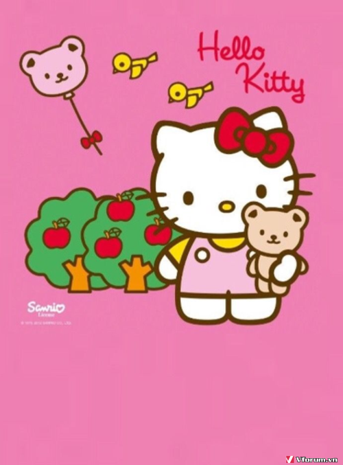 Hình nền Hello Kitty Hình nền mèo Sanrio  png tải về  Miễn phí trong suốt  Màu Hồng png Tải về