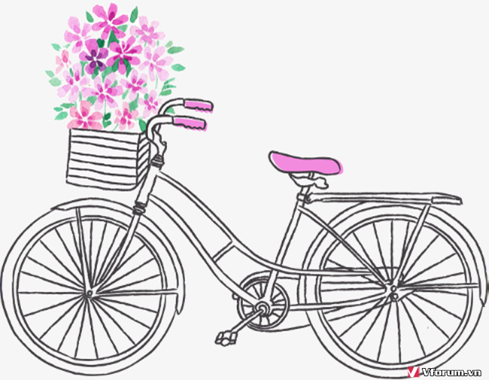 BÉ HỌA SĨ  Thực hành tập vẽ 240 Vẽ xe đạp  YouTube