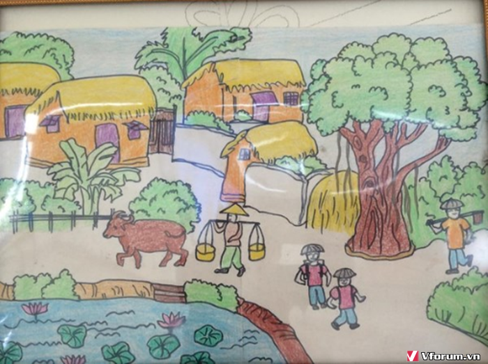 Bộ sưu tập Vẽ tranh cuộc sống quanh em lớp 5 đơn giản cho các em học sinh
