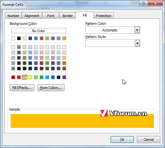 Cách thay đổi màu chữ trong Microsoft Excel 2010 - Set Colors in Excel 2010  