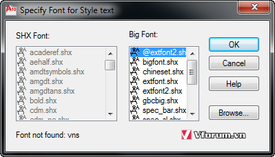 Hướng Dẫn Sửa Lỗi Thiếu Font Shx Vni Khi Mở Bản Vẽ Kỹ Thuật Autocad | Vfo.Vn